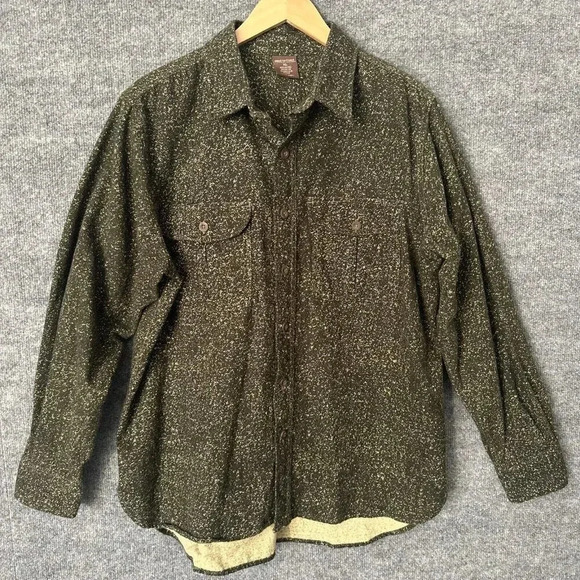 Great Northwest Other - Great Northwest Shirt Mens XL Green Speckled Camping Outdoor Fall Casual Flannel